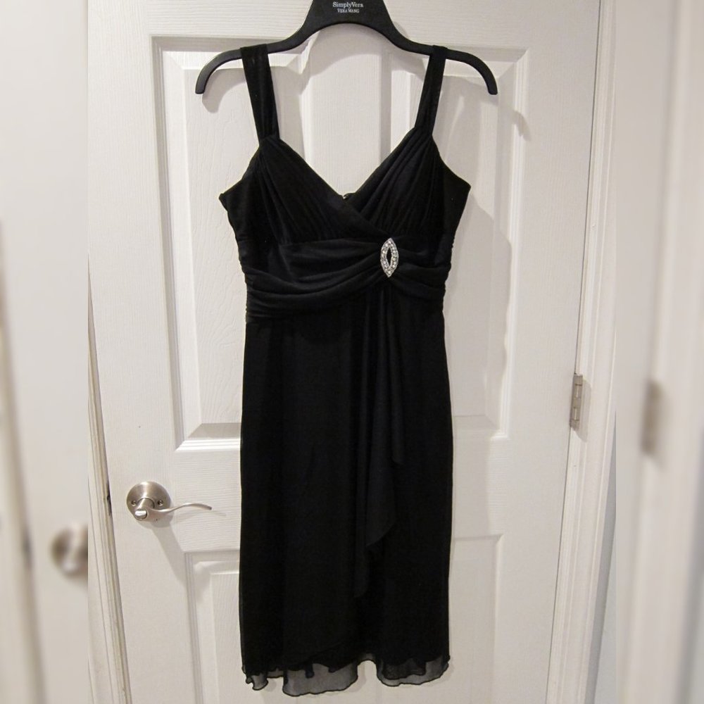 Citi Clothing black cocktail dress, sequin detail